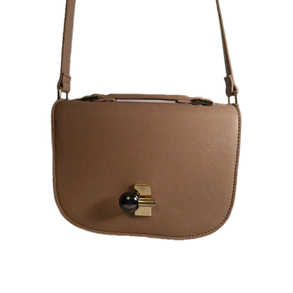 Danielle Nicole Women's Bag Crossbody Mauve Pink Faux Leather Handle